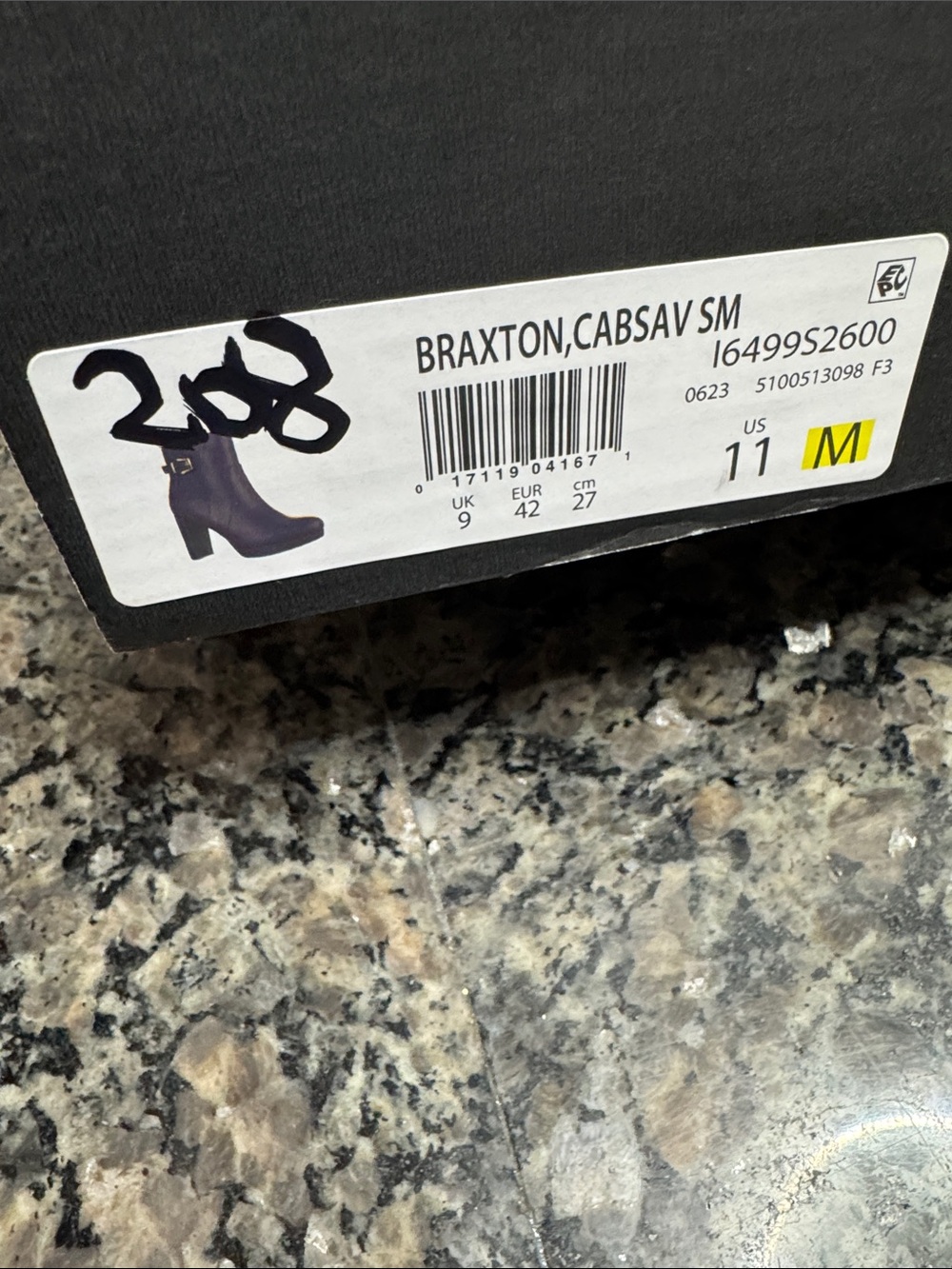 Naturalizer Braxton Burgundy Platform Ankle Boots NEW 11 - Picture 15 of 15